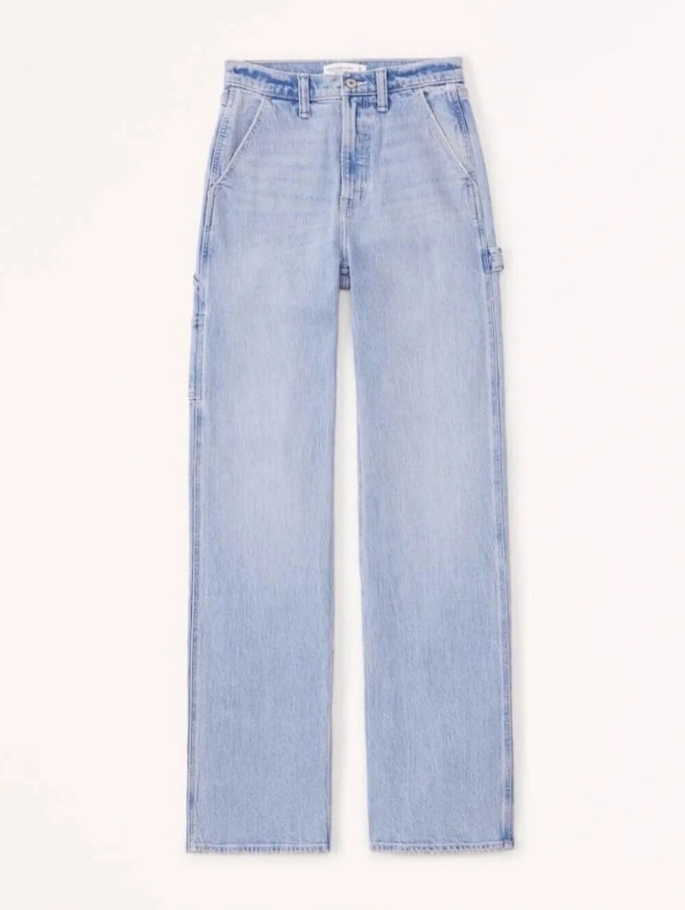 Abercrombie & Fitch The 90s Relaxed High Rise Carpenter Style Size 26/2R - Picture 2 of 11